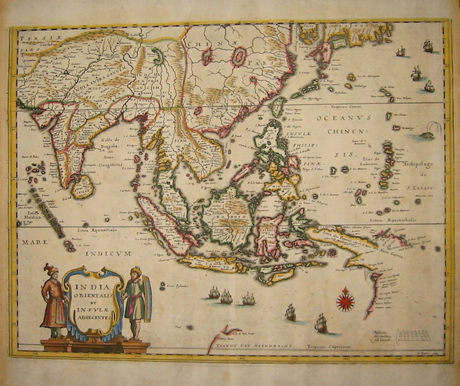 Merian Matthà¤us (1593-1650) India orientalis et insulae adiecentes 1649 Francoforte 